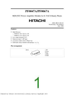 浏览型号PF0067A的Datasheet PDF文件第1页