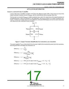 浏览型号TPA005D02DCAR的Datasheet PDF文件第17页