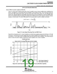 浏览型号TPA005D02DCAR的Datasheet PDF文件第19页