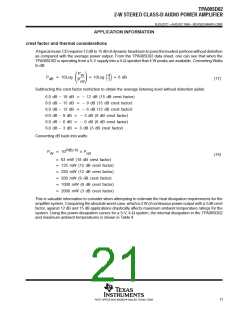 浏览型号TPA005D02DCAR的Datasheet PDF文件第21页