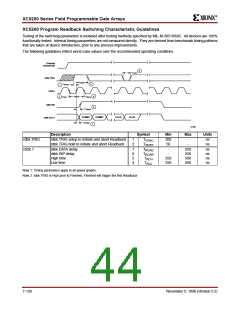 浏览型号XC5200-3HQ208C的Datasheet PDF文件第44页