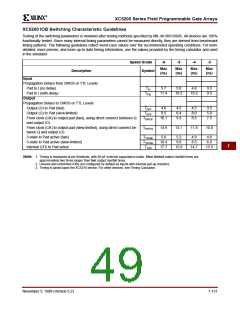 浏览型号XC5200-3HQ208C的Datasheet PDF文件第49页