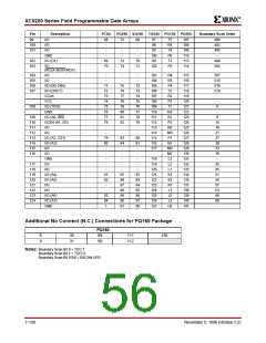 浏览型号XC5200-3HQ208C的Datasheet PDF文件第56页