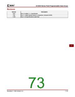 浏览型号XC5200-3HQ208C的Datasheet PDF文件第73页