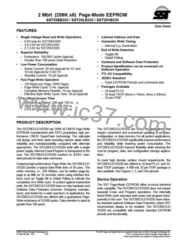 SST29VF010-120-4I-PH图片预览