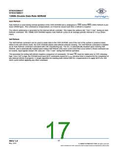 浏览型号NT5DS16M8AT-7K的Datasheet PDF文件第17页