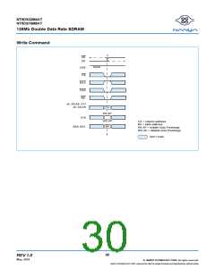 浏览型号NT5DS16M8AT-7K的Datasheet PDF文件第30页