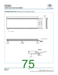 浏览型号NT5DS16M8AT-7K的Datasheet PDF文件第75页