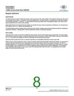 浏览型号NT5DS16M8AT-7K的Datasheet PDF文件第8页