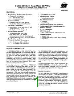 浏览型号SST29VF010-120-4I-PH的Datasheet PDF文件第1页