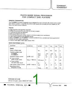 浏览型号TDA8808的Datasheet PDF文件第1页