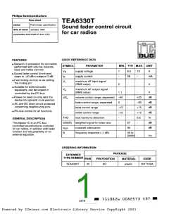 浏览型号TEA6330的Datasheet PDF文件第1页