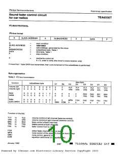 浏览型号TEA6330的Datasheet PDF文件第10页
