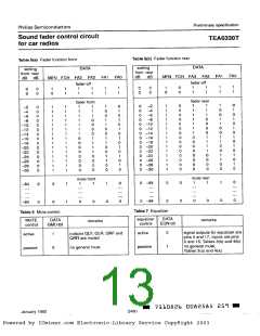 浏览型号TEA6330的Datasheet PDF文件第13页