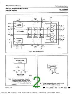 浏览型号TEA6330的Datasheet PDF文件第2页