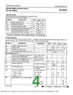 浏览型号TEA6330的Datasheet PDF文件第4页