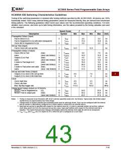 浏览型号XC3020A-6PC68C的Datasheet PDF文件第43页