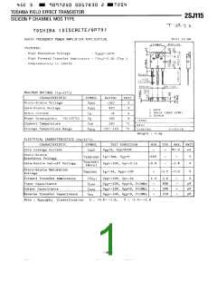 浏览型号2SJ112的Datasheet PDF文件第1页