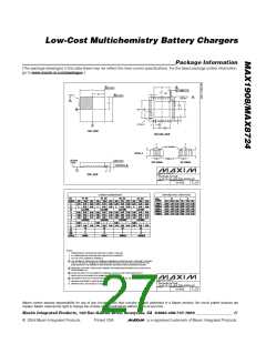 浏览型号MAX1908|MAX8724的Datasheet PDF文件第27页