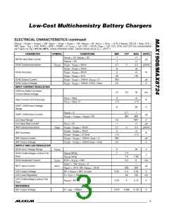 浏览型号MAX1908|MAX8724的Datasheet PDF文件第3页