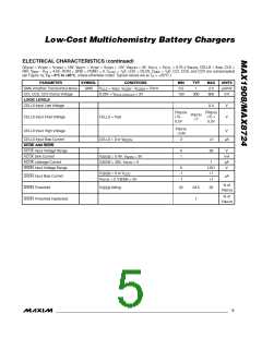 浏览型号MAX1908|MAX8724的Datasheet PDF文件第5页