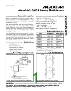 浏览型号DG508A|DG509A的Datasheet PDF文件第1页