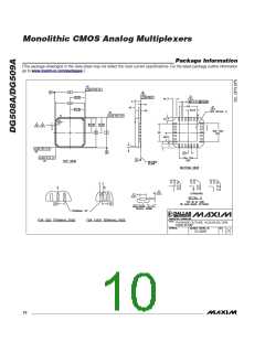 浏览型号DG508A|DG509A的Datasheet PDF文件第10页