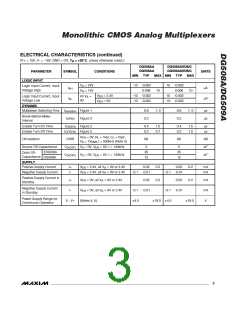 浏览型号DG508A|DG509A的Datasheet PDF文件第3页