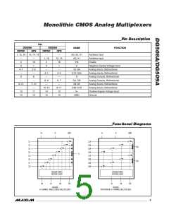 浏览型号DG508A|DG509A的Datasheet PDF文件第5页
