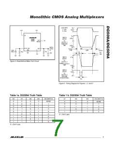 浏览型号DG508A|DG509A的Datasheet PDF文件第7页