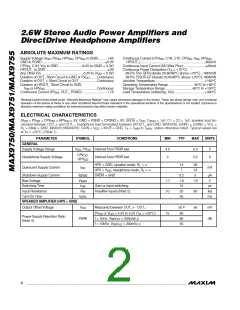 浏览型号MAX9750|MAX9751|MAX9755的Datasheet PDF文件第2页