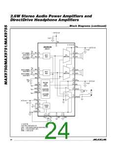 浏览型号MAX9750|MAX9751|MAX9755的Datasheet PDF文件第24页