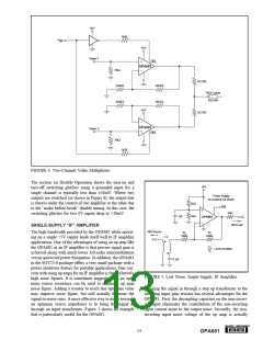 浏览型号OPA681U的Datasheet PDF文件第13页
