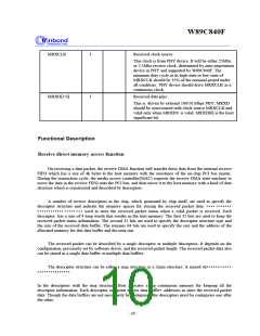 浏览型号W89C840F的Datasheet PDF文件第10页