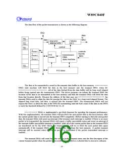 浏览型号W89C840F的Datasheet PDF文件第16页