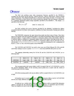 浏览型号W89C840F的Datasheet PDF文件第18页