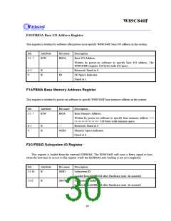 浏览型号W89C840F的Datasheet PDF文件第30页
