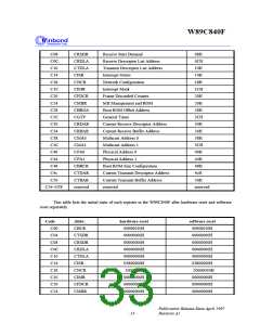 浏览型号W89C840F的Datasheet PDF文件第33页