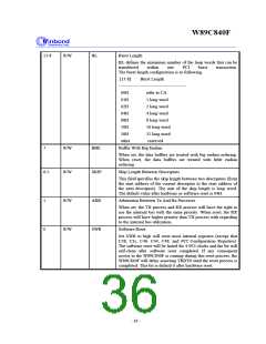 浏览型号W89C840F的Datasheet PDF文件第36页