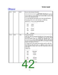 浏览型号W89C840F的Datasheet PDF文件第42页