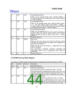 浏览型号W89C840F的Datasheet PDF文件第44页