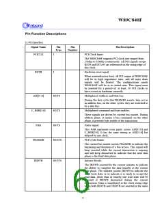 浏览型号W89C840F的Datasheet PDF文件第6页
