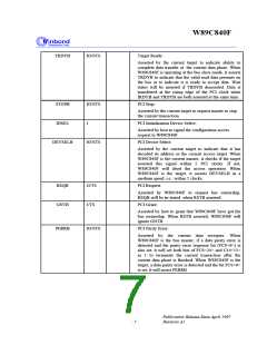 浏览型号W89C840F的Datasheet PDF文件第7页