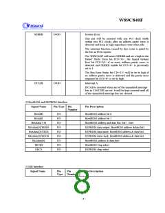 浏览型号W89C840F的Datasheet PDF文件第8页