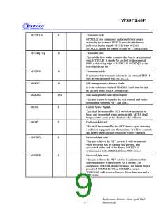 浏览型号W89C840F的Datasheet PDF文件第9页