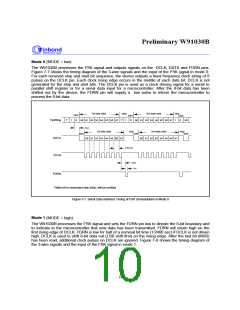 浏览型号W91030BSG的Datasheet PDF文件第10页