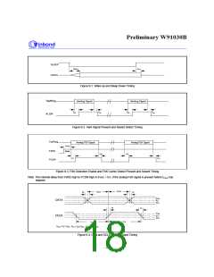 浏览型号W91030BSG的Datasheet PDF文件第18页