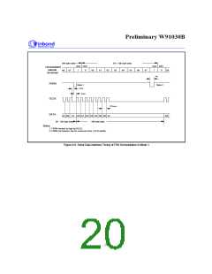 浏览型号W91030BSG的Datasheet PDF文件第20页