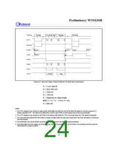 浏览型号W91030BSG的Datasheet PDF文件第24页