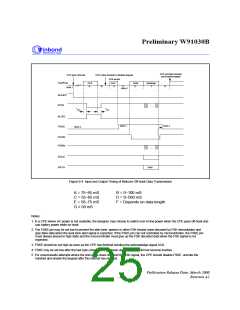 浏览型号W91030BSG的Datasheet PDF文件第25页